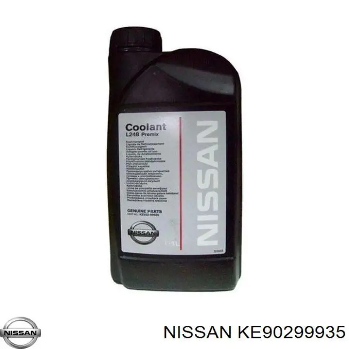 Líquido anticongelante Nissan L248 Premix -38°C 1L (KE90299935)