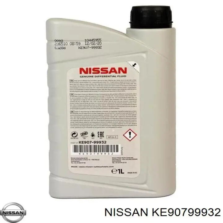Aceite caja de cambios KE90799932 Nissan/Infiniti