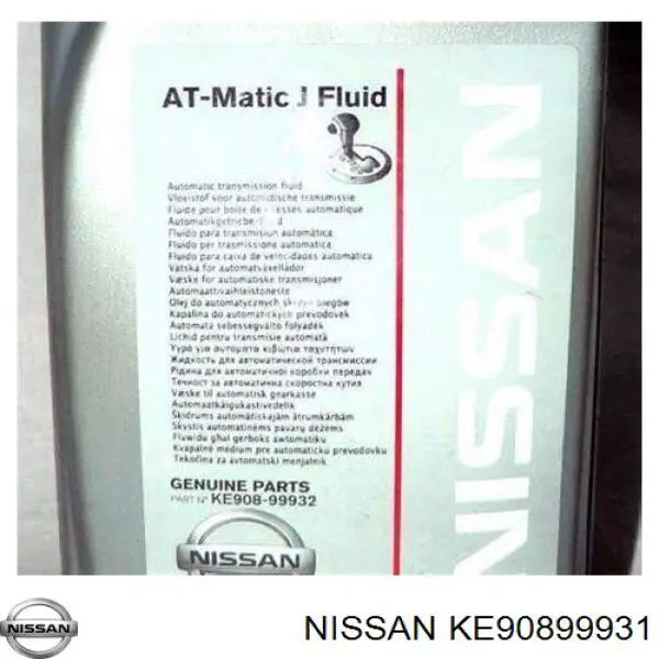 KE90899931 Nissan/Infiniti Aceite caja cambios