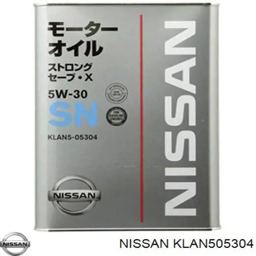 Aceite de motor KLAN505304 Nissan/Infiniti