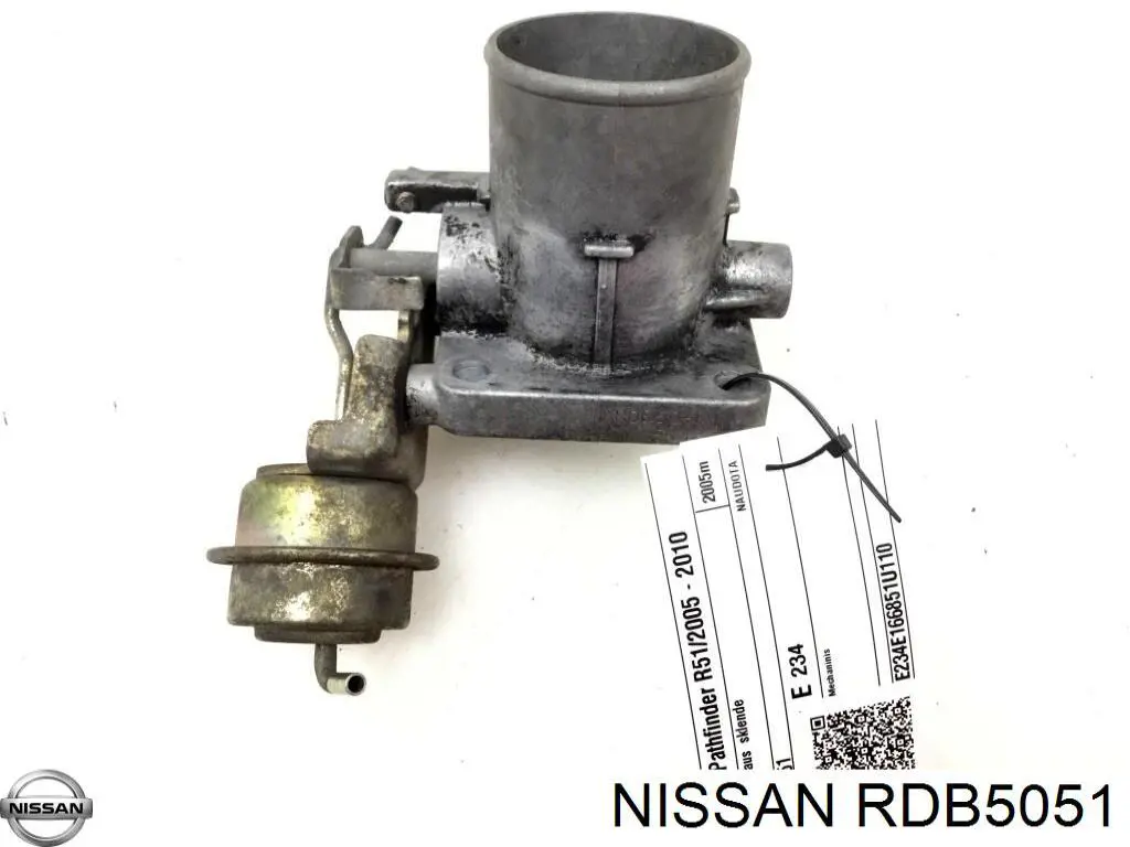 Cuerpo de mariposa 16118EB30A Nissan/Infiniti