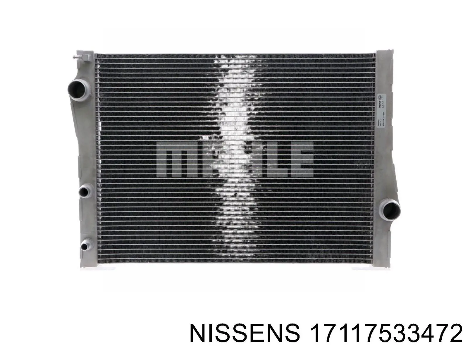 17117533472 Nissens radiador refrigeración del motor