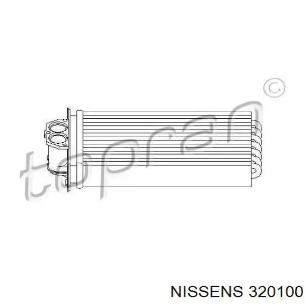 Radiador de calefacción para Mazda 626 (GC)