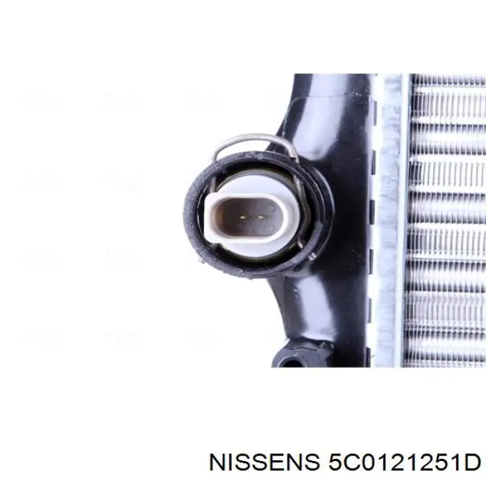 5C0121251D Nissens radiador refrigeración del motor