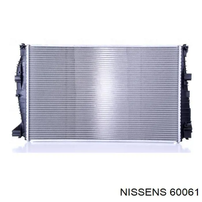 60061 Nissens radiador refrigeración del motor