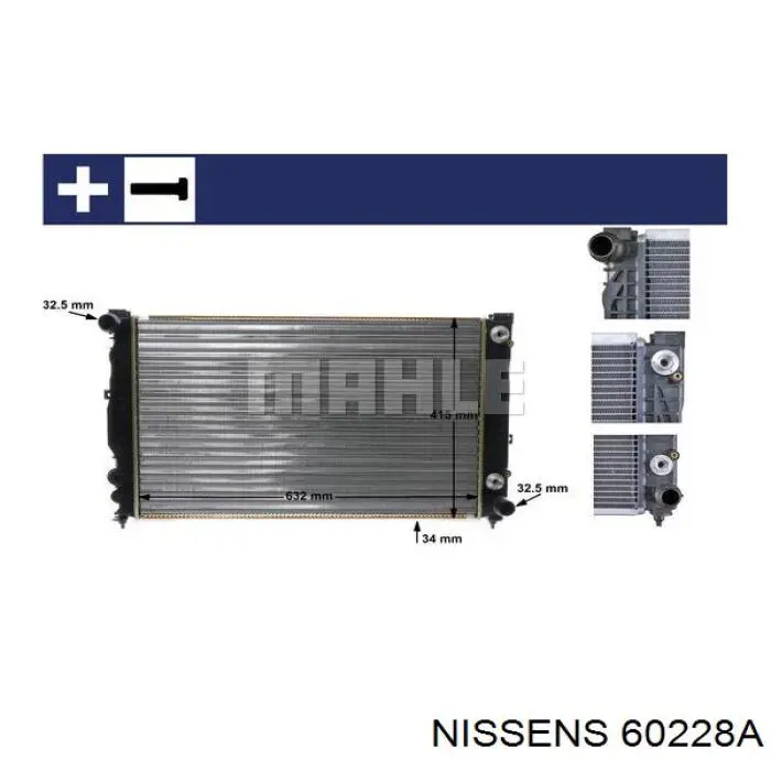 Comprar 60228A Nissens Radiador de auto