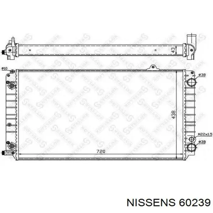Comprar 60239 Nissens Radiador de auto