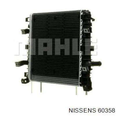 60358 Nissens radiador, refrigeración del motor adicional