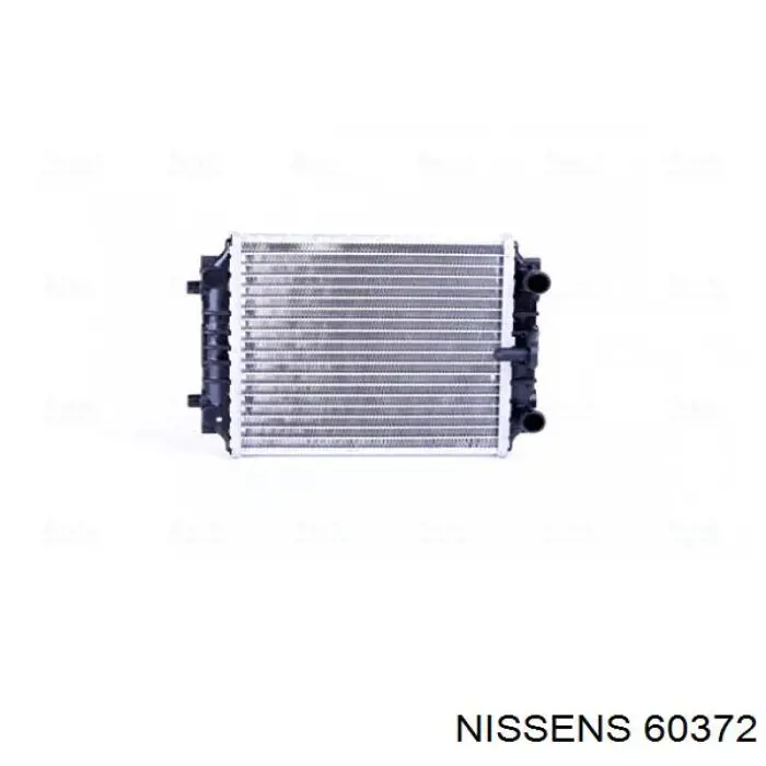 60372 Nissens Radiador adicional de refrigeración del motor