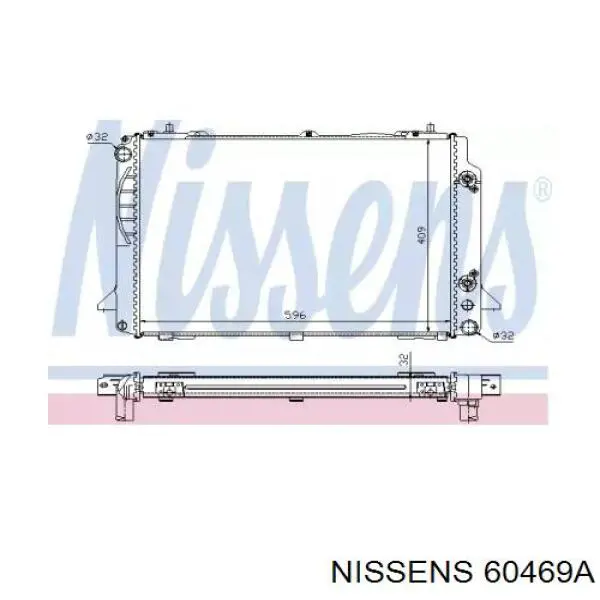 60469A Nissens radiador