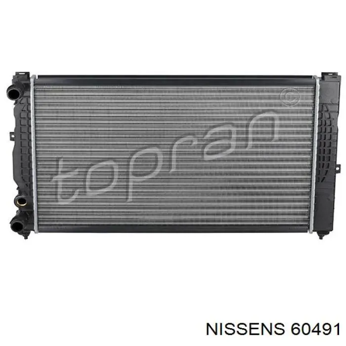 60491 Nissens radiador refrigeración del motor