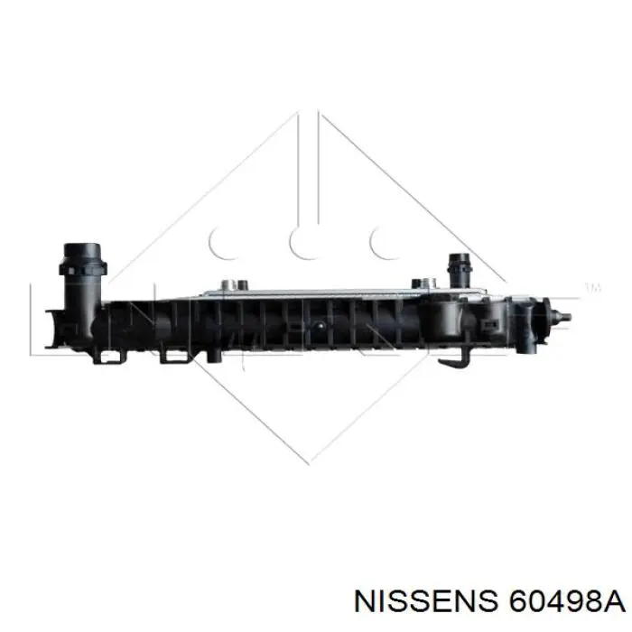 60498A Nissens radiador refrigeración del motor