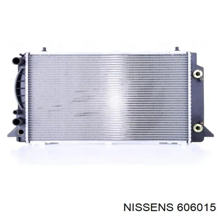 606015 Nissens radiador refrigeración del motor