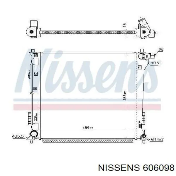 606098 Nissens