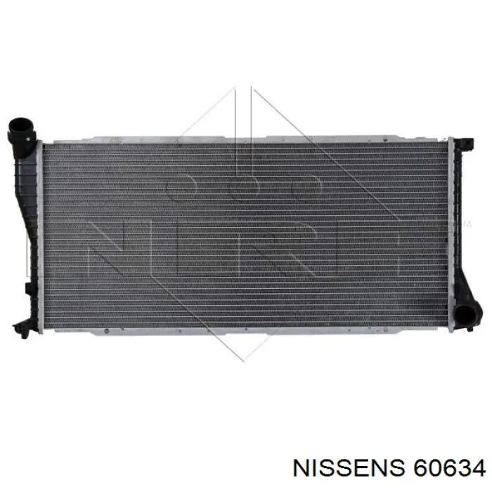 60634 Nissens radiador refrigeración del motor