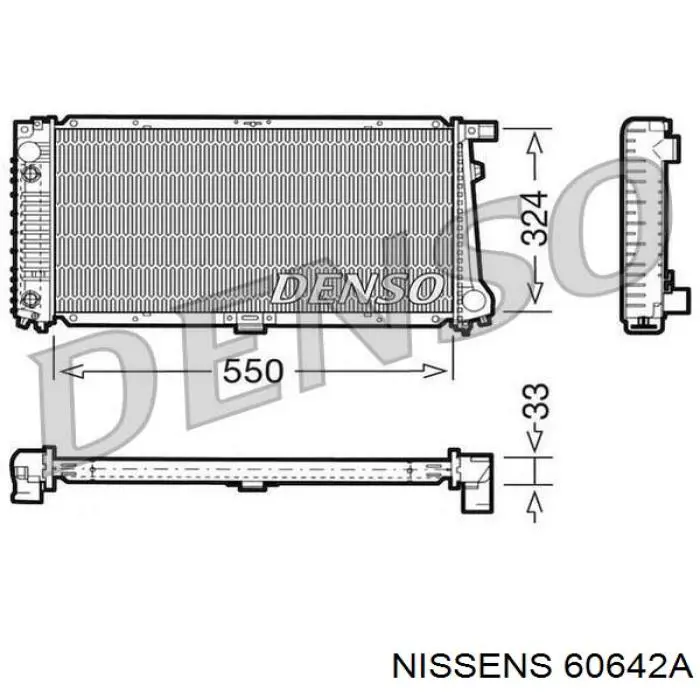 60642A Nissens radiador