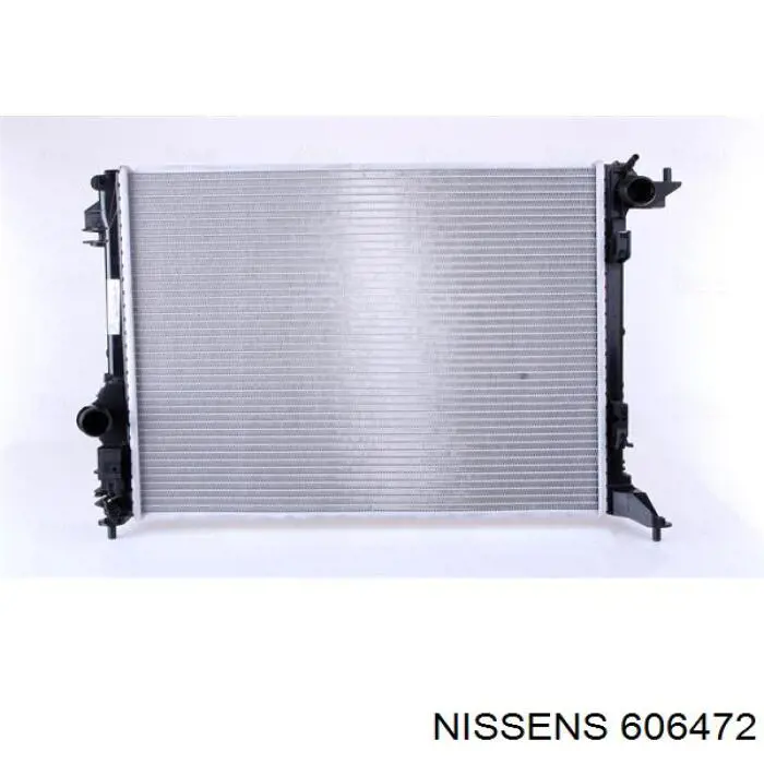 606472 Nissens radiador refrigeración del motor