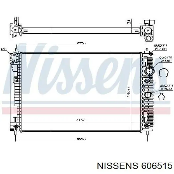 Água radiador Nissan/Infiniti 214604GD5A precio, desde 237,58 EUR
