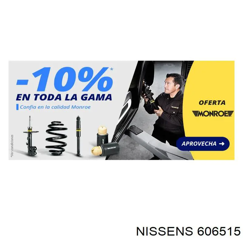 606515 Nissens radiador