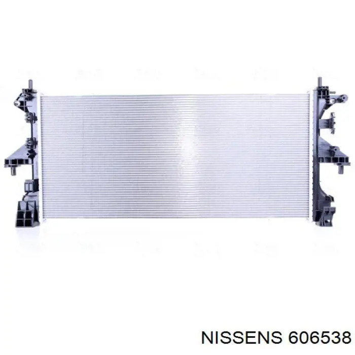 606538 Nissens radiador refrigeración del motor