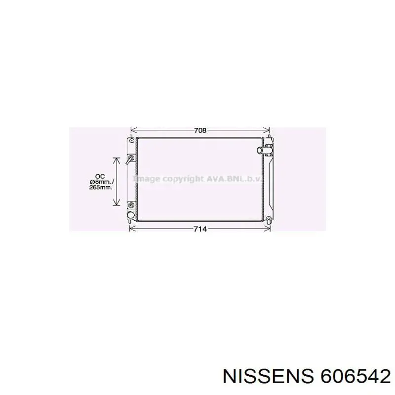 Radiador 214601MA0A Nissan/Infiniti