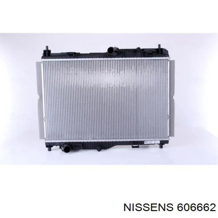 606662 Nissens radiador refrigeración del motor