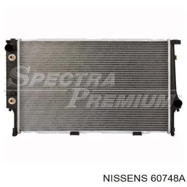 60748A Nissens radiador refrigeración del motor