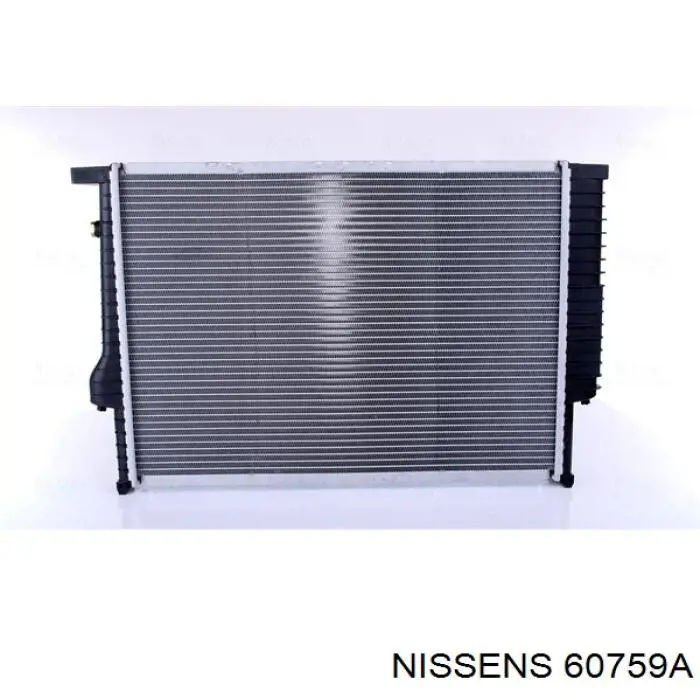 60759A Nissens radiador refrigeración del motor