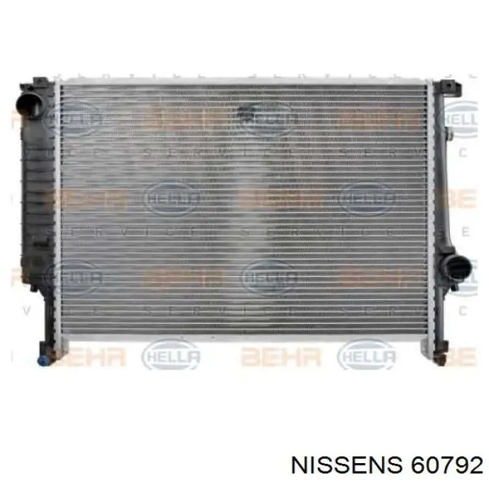 60792 Nissens radiador refrigeración del motor