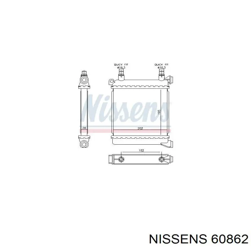 Radiador, refrigeración del motor adicional para BMW 2 (F45)