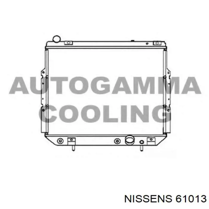 Radiador 61013 Nissens