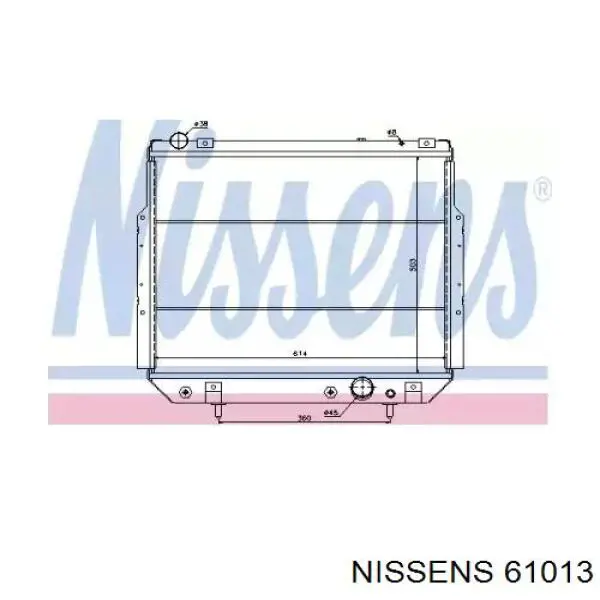 Radiador 052079498AB Chrysler