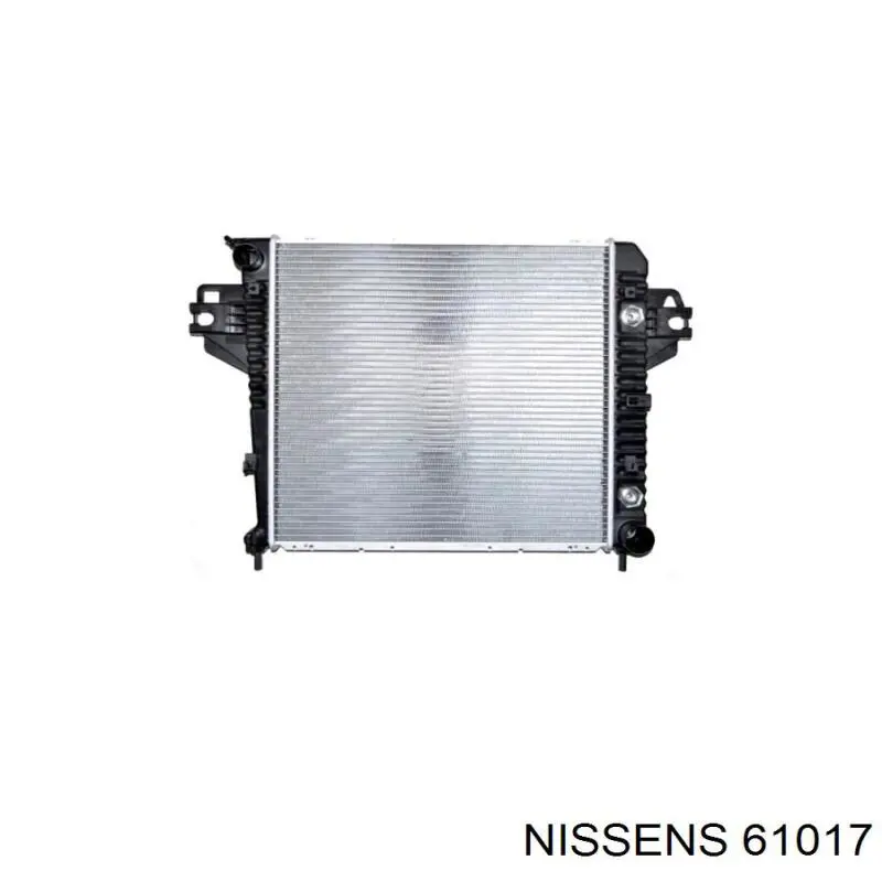 61017 Nissens radiador refrigeración del motor