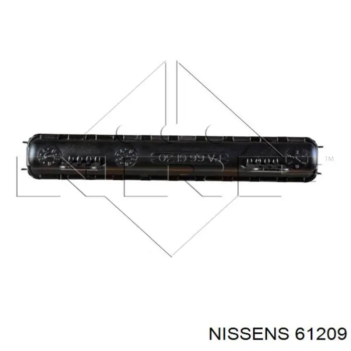 61209 Nissens Radiador adicional de refrigeración del motor