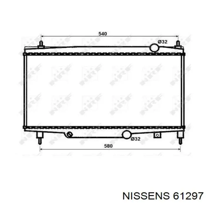 Comprar 61297 Nissens Radiador de auto
