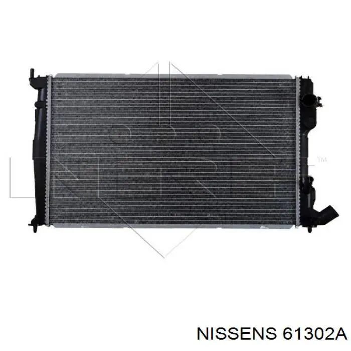 61302A Nissens radiador refrigeración del motor