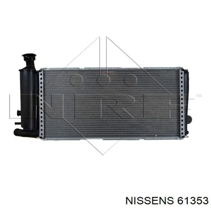 61353 Nissens radiador refrigeración del motor