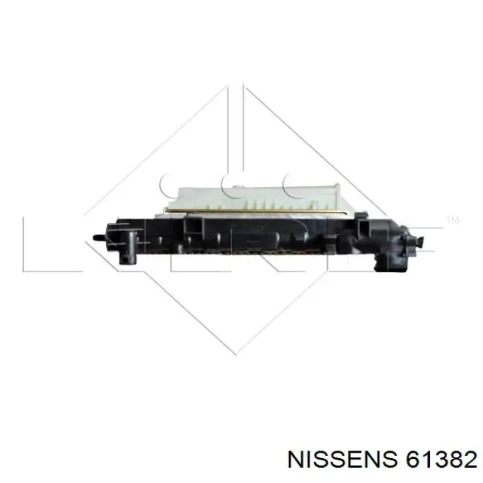 61382 Nissens radiador refrigeración del motor