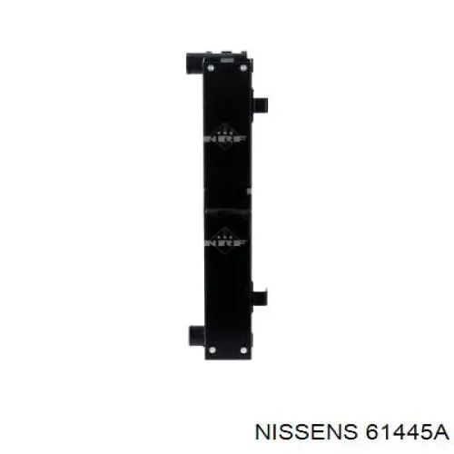 61445A Nissens radiador refrigeración del motor