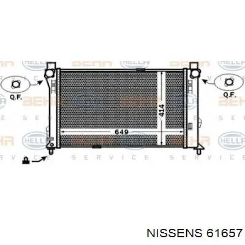 Comprar 61657 Nissens Radiador de auto