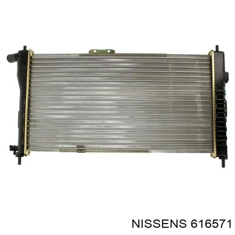 616571 Nissens radiador refrigeración del motor