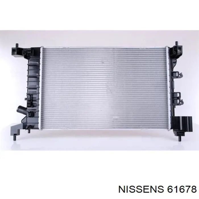 61678 Nissens radiador refrigeración del motor