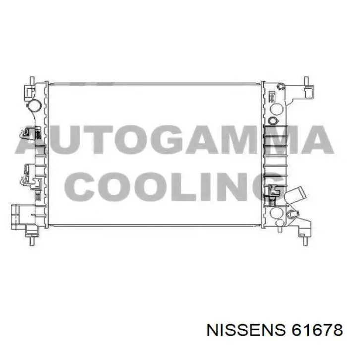 Comprar 61678 Nissens Radiador de auto