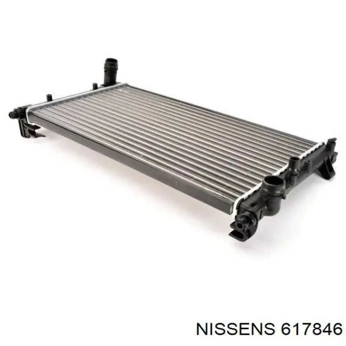 617846 Nissens radiador refrigeración del motor