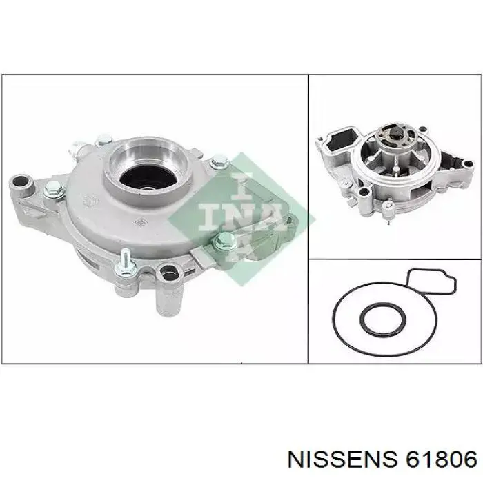 Água radiador Nissens 61806 precio, desde 76,02 EUR