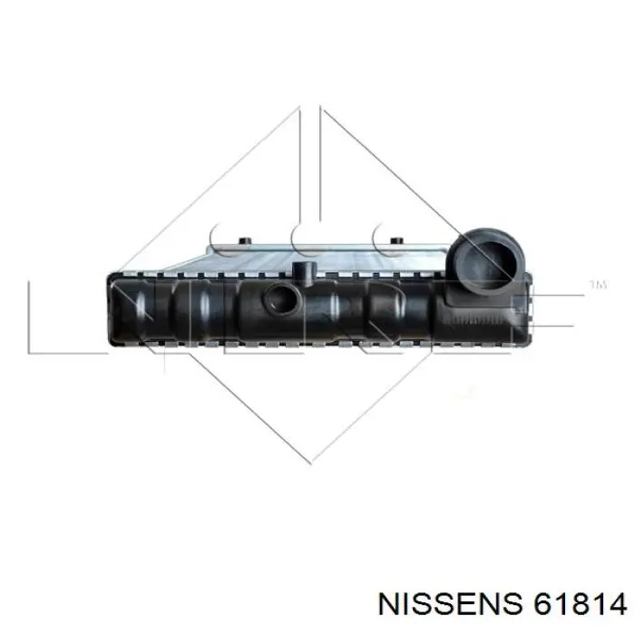 Radiador 61814 Nissens