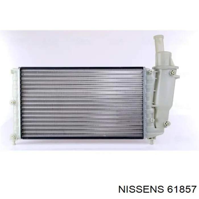 61857 Nissens radiador refrigeración del motor