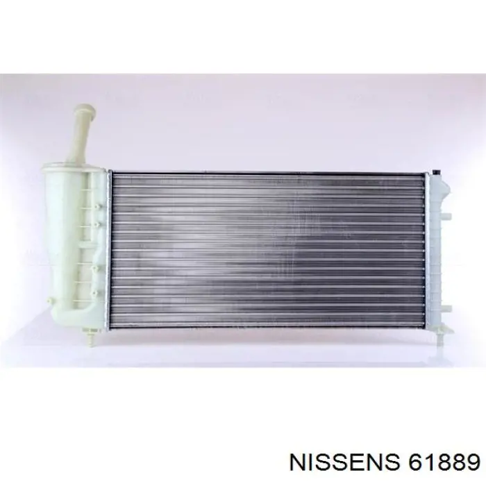 61889 Nissens radiador refrigeración del motor