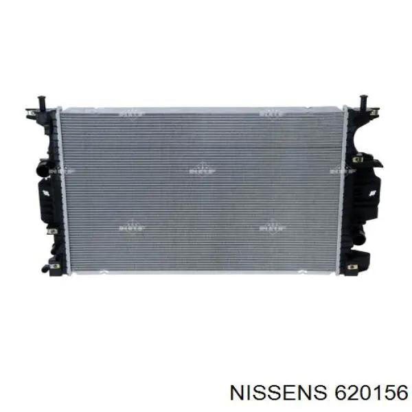 620156 Nissens radiador refrigeración del motor