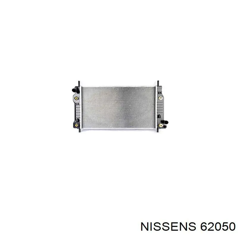 62050 Nissens radiador refrigeración del motor